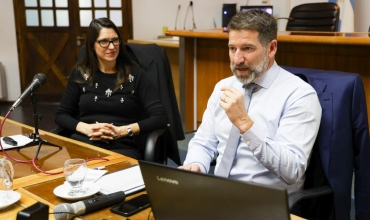 Los Dres. Mariana Maldonado y Nicolás Ceballos disertaron en el &quot;Curso introductorio de Juicio por Jurados en Tierra del Fuego&quot; desarrollado en Ushuaia