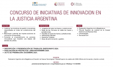 Lanzamiento del &quot;CONCURSO DE INICIATIVAS DE INNOVACION EN LA JUSTICIA ARGENTINA&quot;