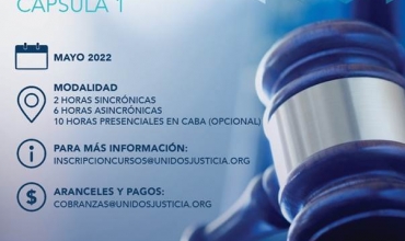 Lanzamiento del &quot;PROGRAMA DE ENTRENAMIENTO SOBRE NUEVAS TECNOLOGÍAS, LITIGACIÓN Y GESTIÓN EN EL SISTEMA DE JUSTICIA.